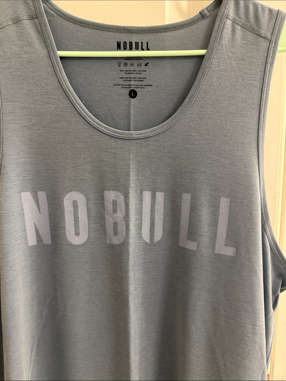 NOBULL Light Gray Logo Tank